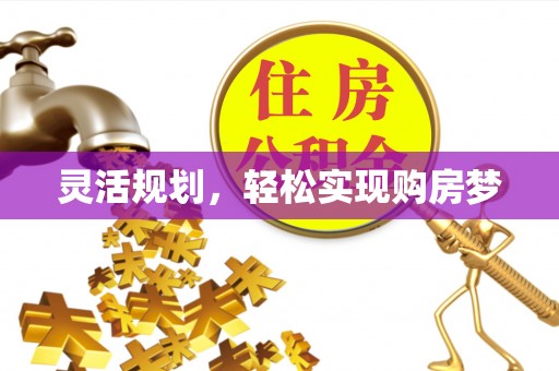 阿克陶灵活规划，轻松实现购房梦