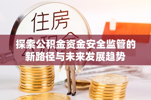 阿克陶探索公积金资金安全监管的新路径与未来发展趋势