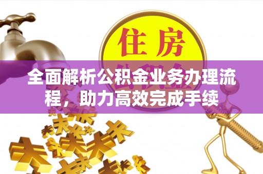 阿克陶全面解析公积金业务办理流程，助力高效完成手续